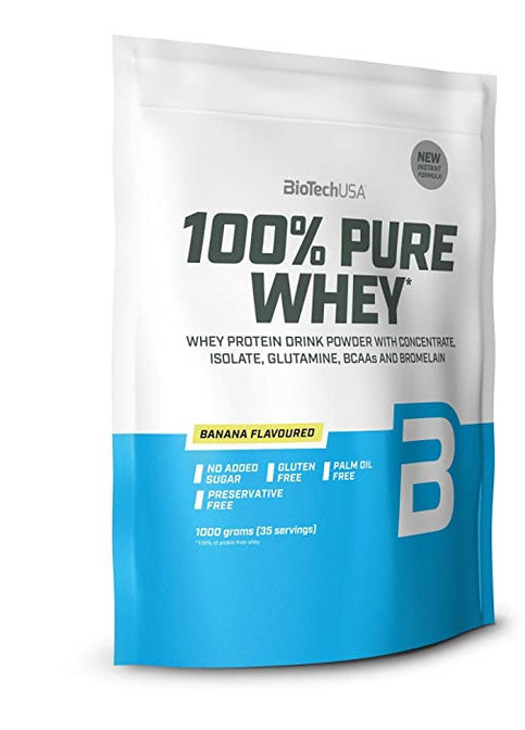 Протеин 100% Pure Whey 1000 g (Banana) Biotech (255022751)