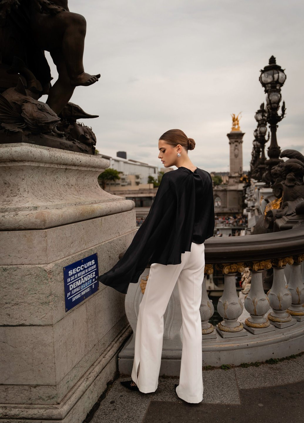 Чорна блуза Gepur