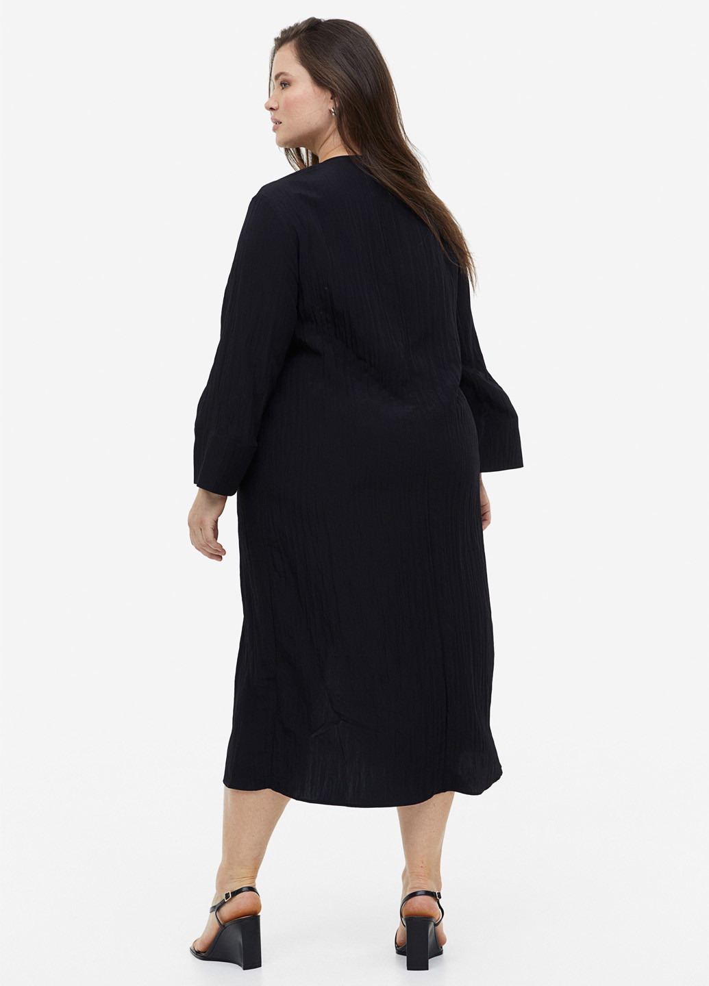 Чорна кежуал сукня H&M однотонна