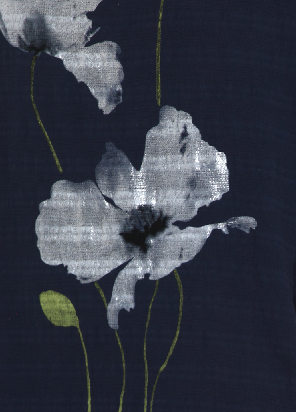 Синее кэжуал платье My Luna с цветочным принтом