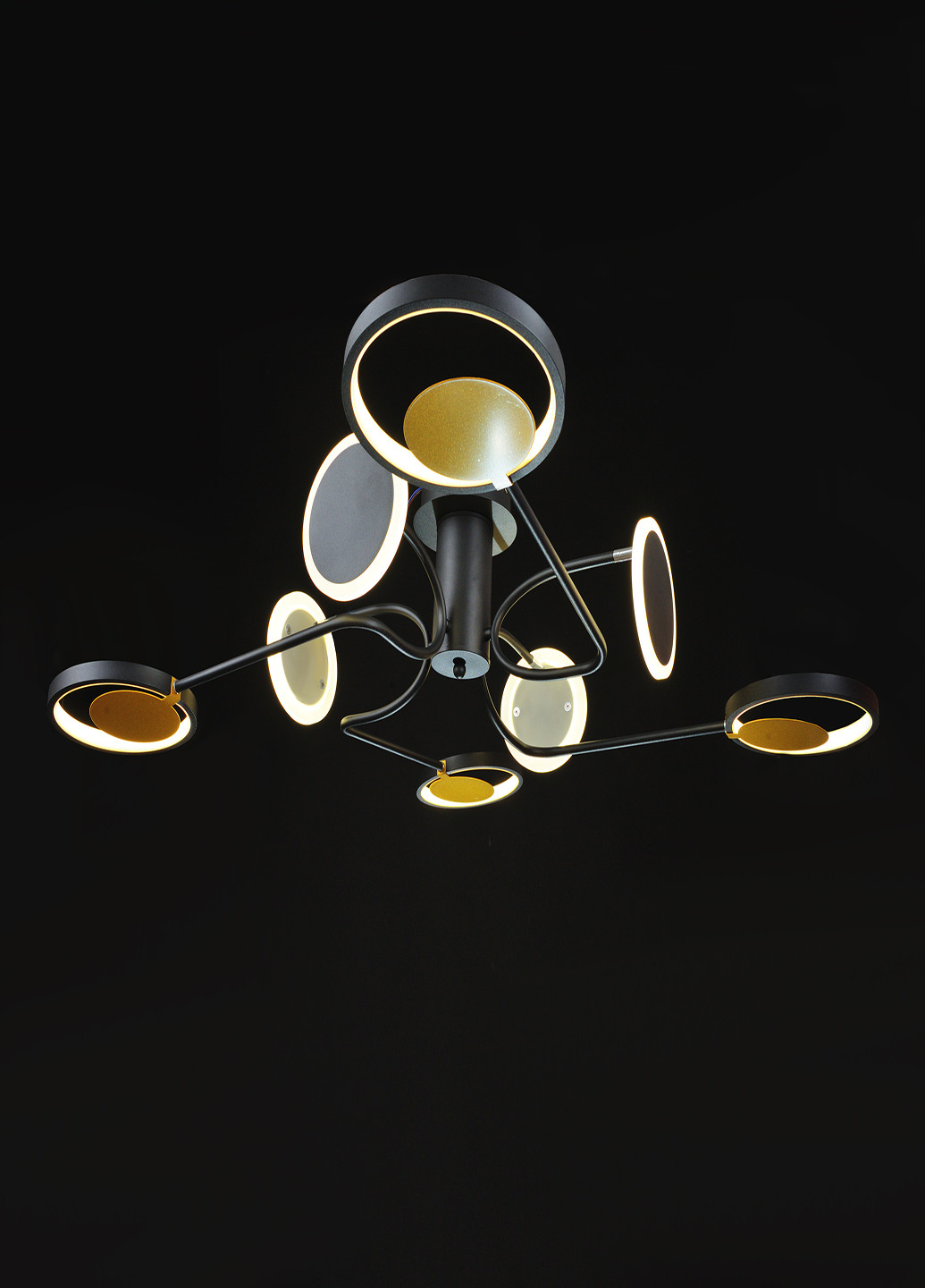 Светодиодная люстра BR-01 657C/8 LED 50W BK Brille (251891741)