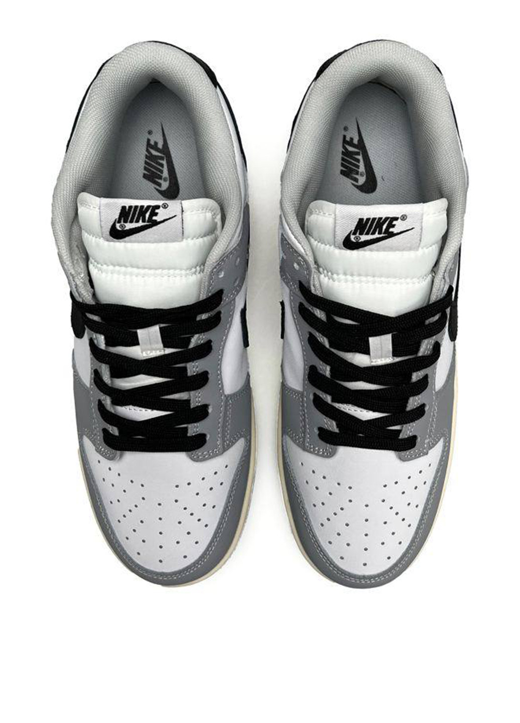 Комбіновані всесезон кросівки Nike SB Dunk Low Grey&Black