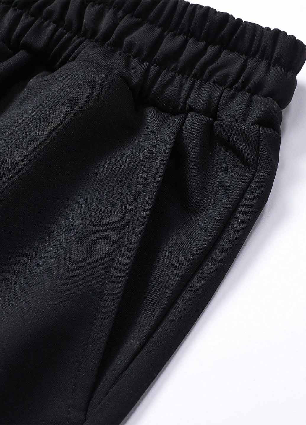 Черные спортивные демисезонные джоггеры брюки SHEIN