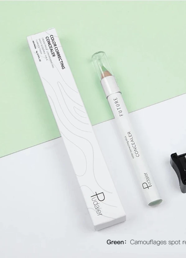 Корректор-карандаш для лица консилер PENCIL-FIX, тон Green (3022) Pudaier (252194214)