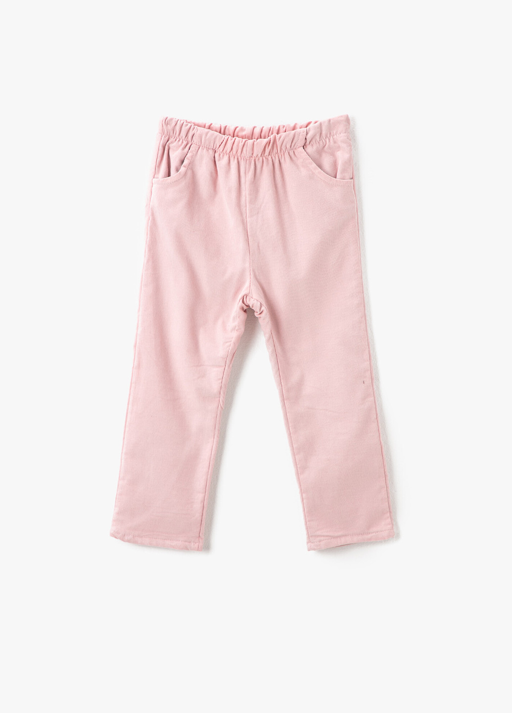Светло-розовые кэжуал демисезонные зауженные брюки KOTON