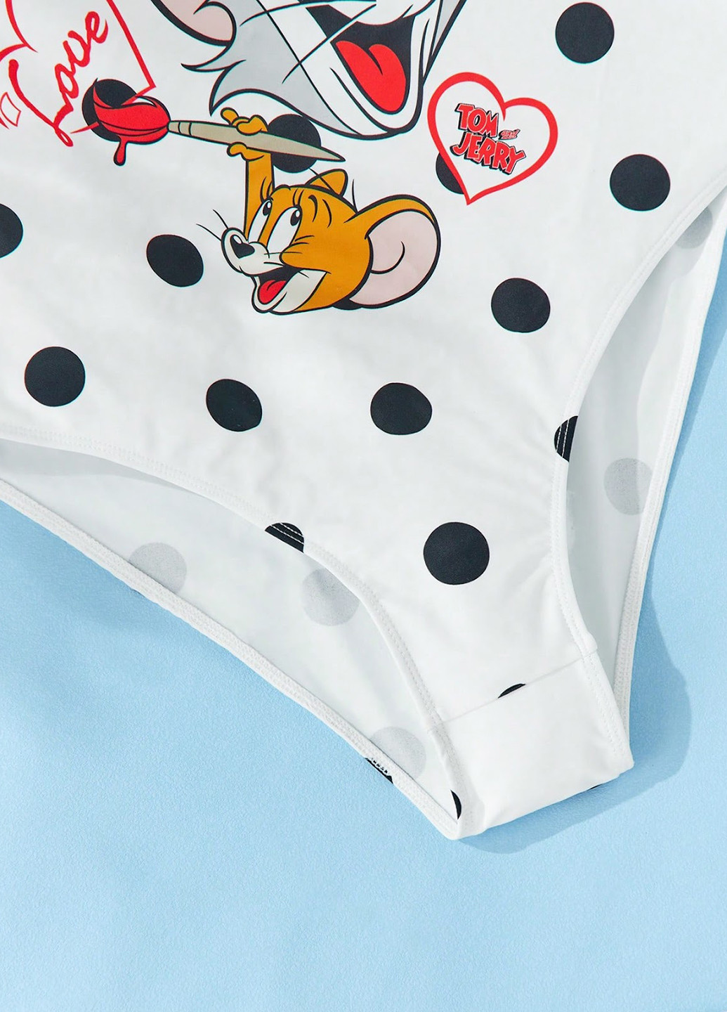 Белый летний купальник танк SHEIN