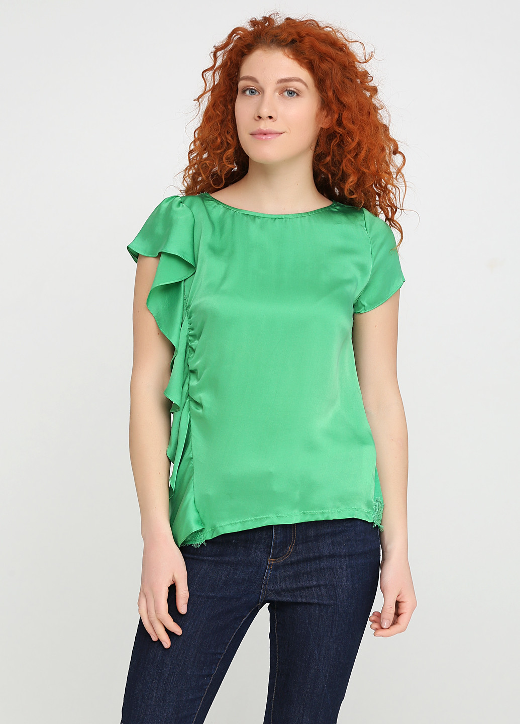 Зелена блуза Sassofono