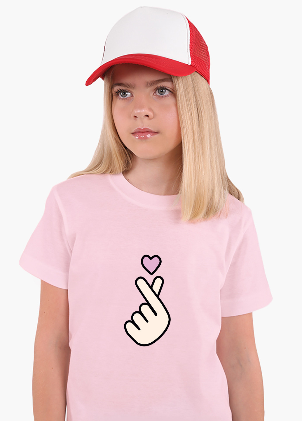 Розовая демисезонная футболка детская бтс (bts)(9224-1063) MobiPrint