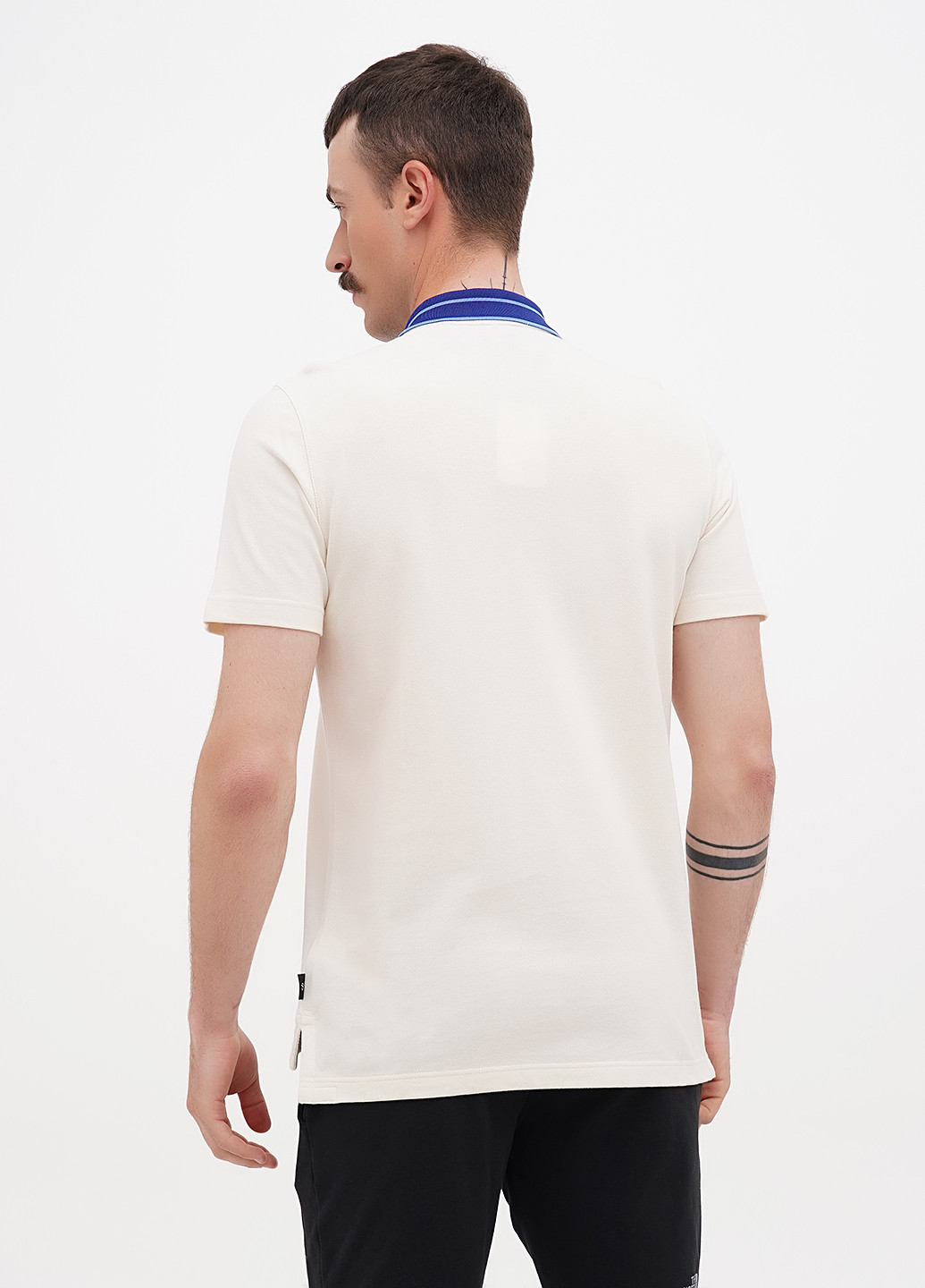 Молочная футболка-поло для мужчин Ted Baker однотонная