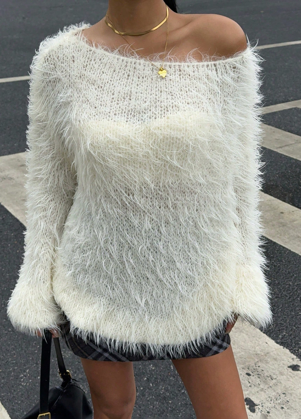 Бежевий демісезонний светр SHEIN