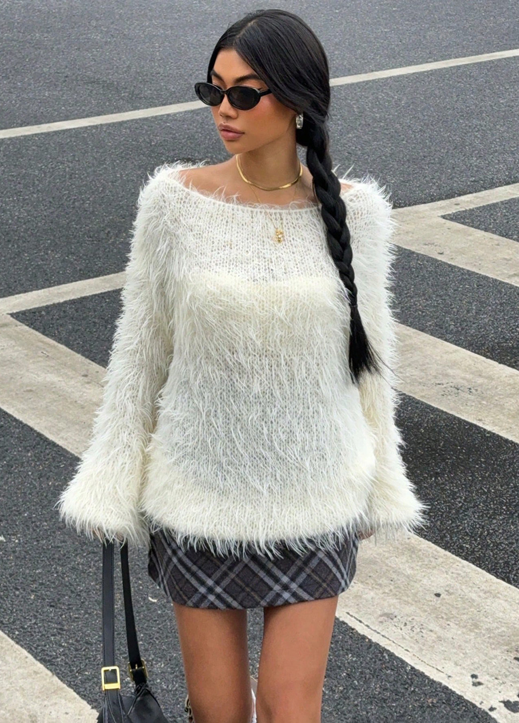 Бежевий демісезонний светр SHEIN