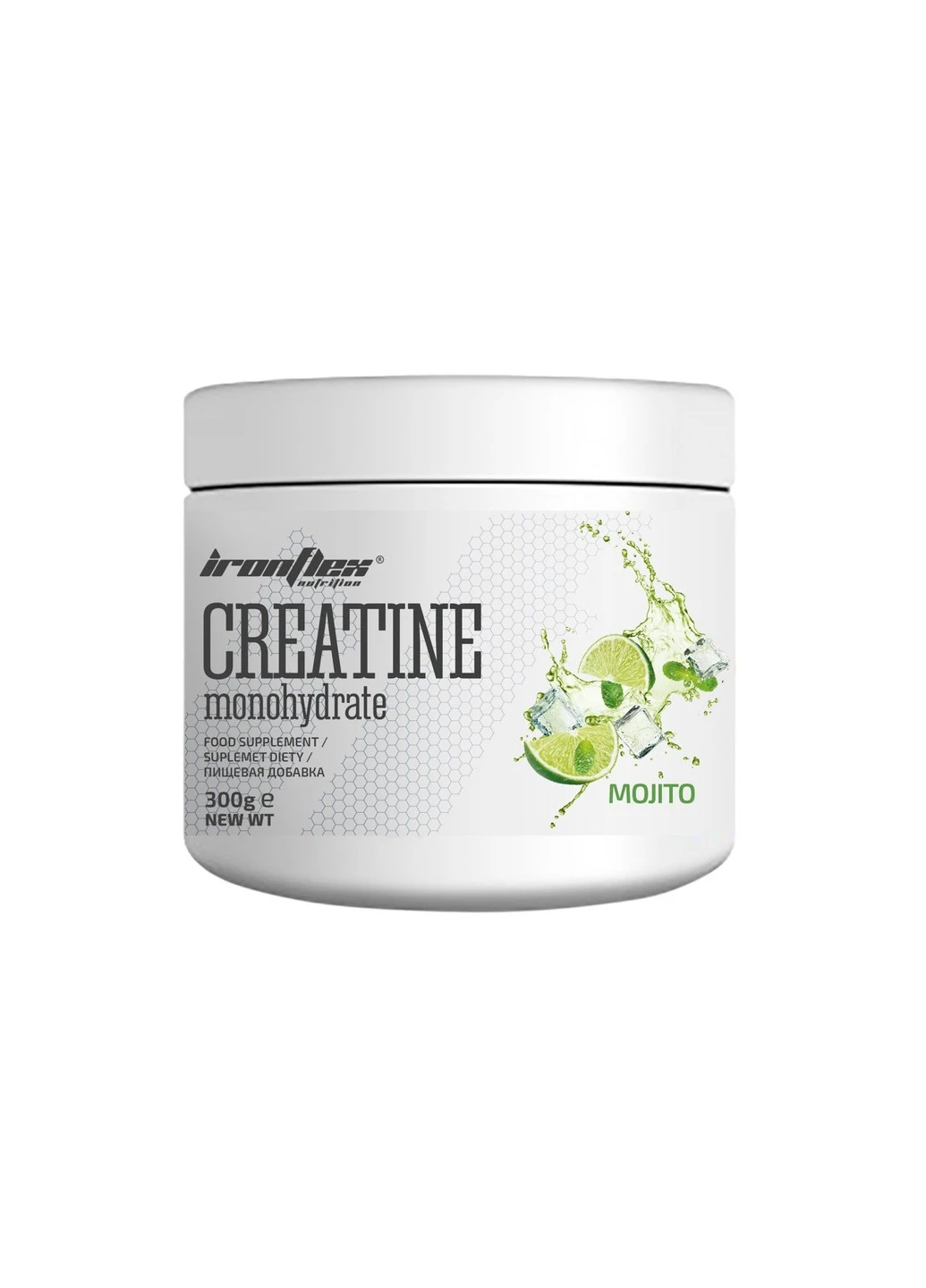 Креатин моногидрат Creatine monohydrate 300 грамм Киви-кактус Iron Flex (255279674)