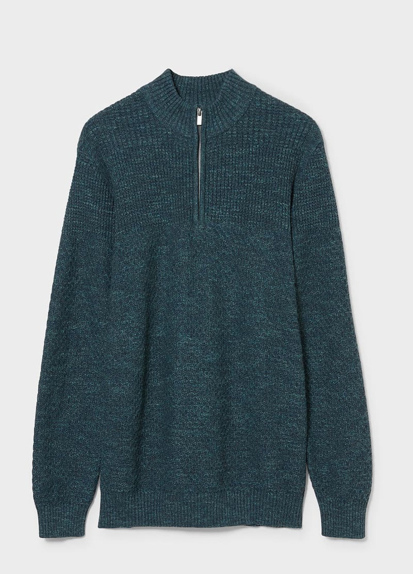 Зеленый зимний свитер C&A