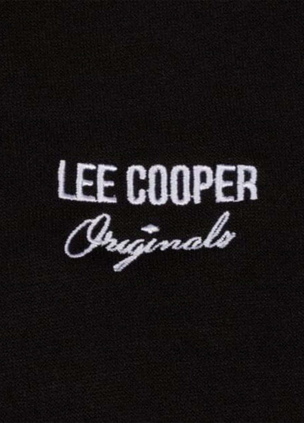 Свитшот Lee Cooper - Прямой крой логотип черный кэжуал трикотаж - (163087970)