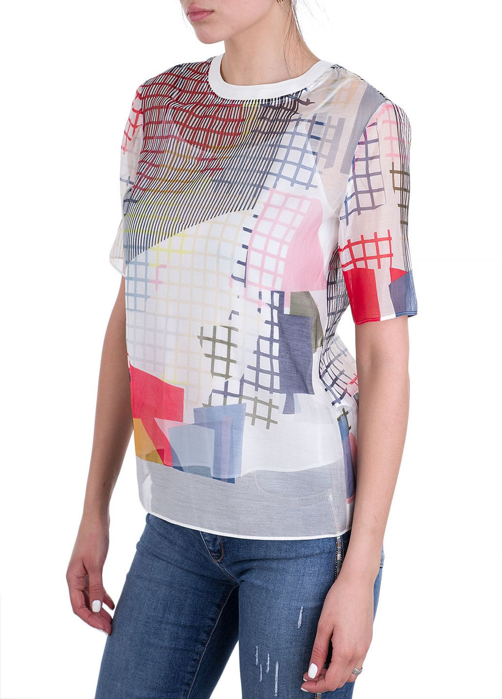 Комбинированная блуза Emporio Armani