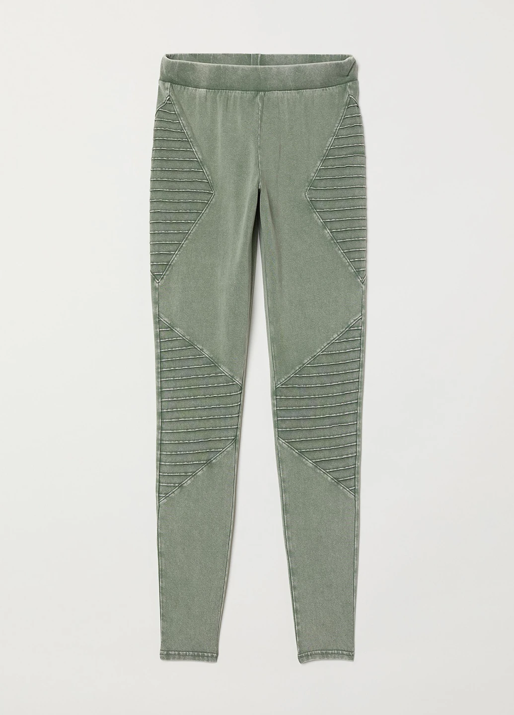 Оливковые демисезонные леггинсы H&M