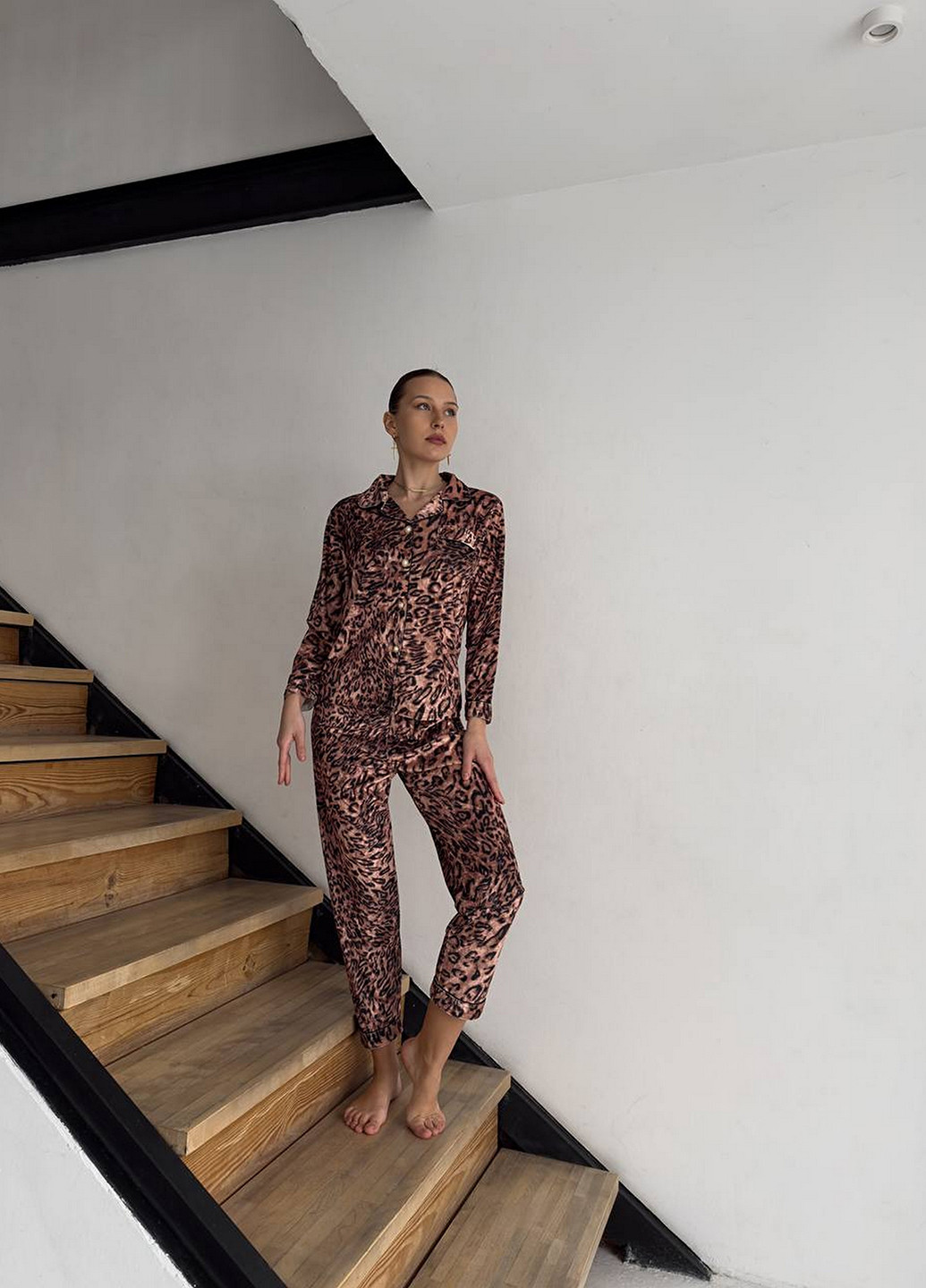 Комбинированная всесезон пижама (рубашка, брюки) рубашка + брюки NOVA VEGA