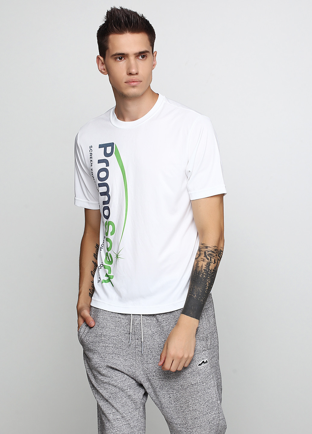 Біла футболка SPORT TEK