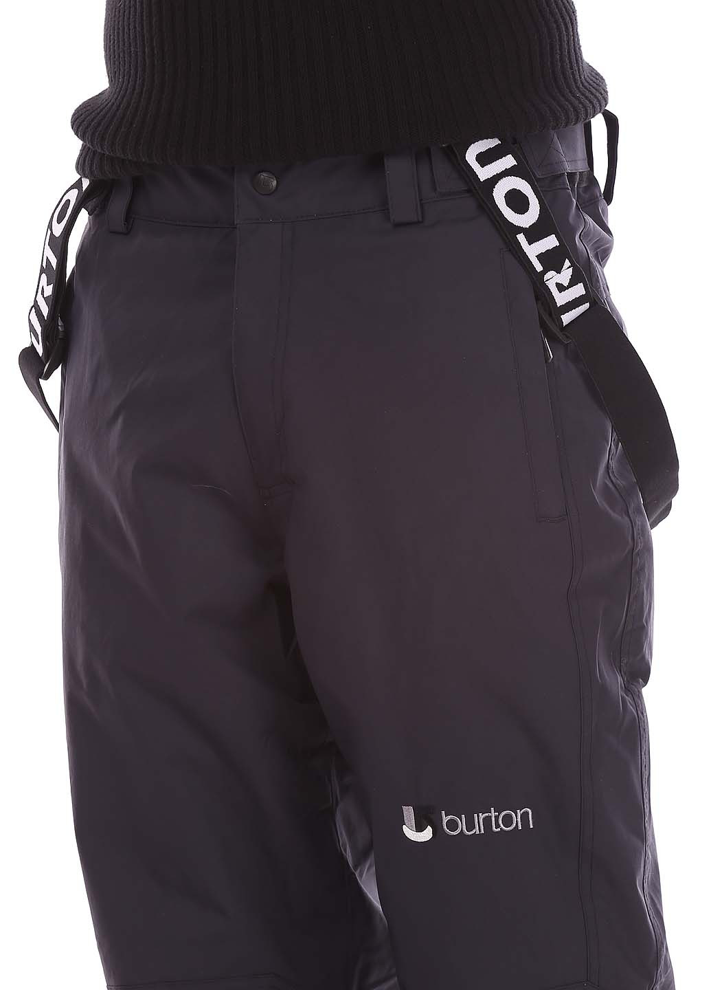 Черные кэжуал зимние прямые брюки Burton