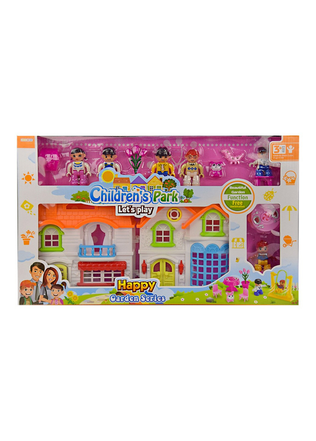Дитячий будиночок для ляльок 7,5х47х29 см No Brand (253659073)