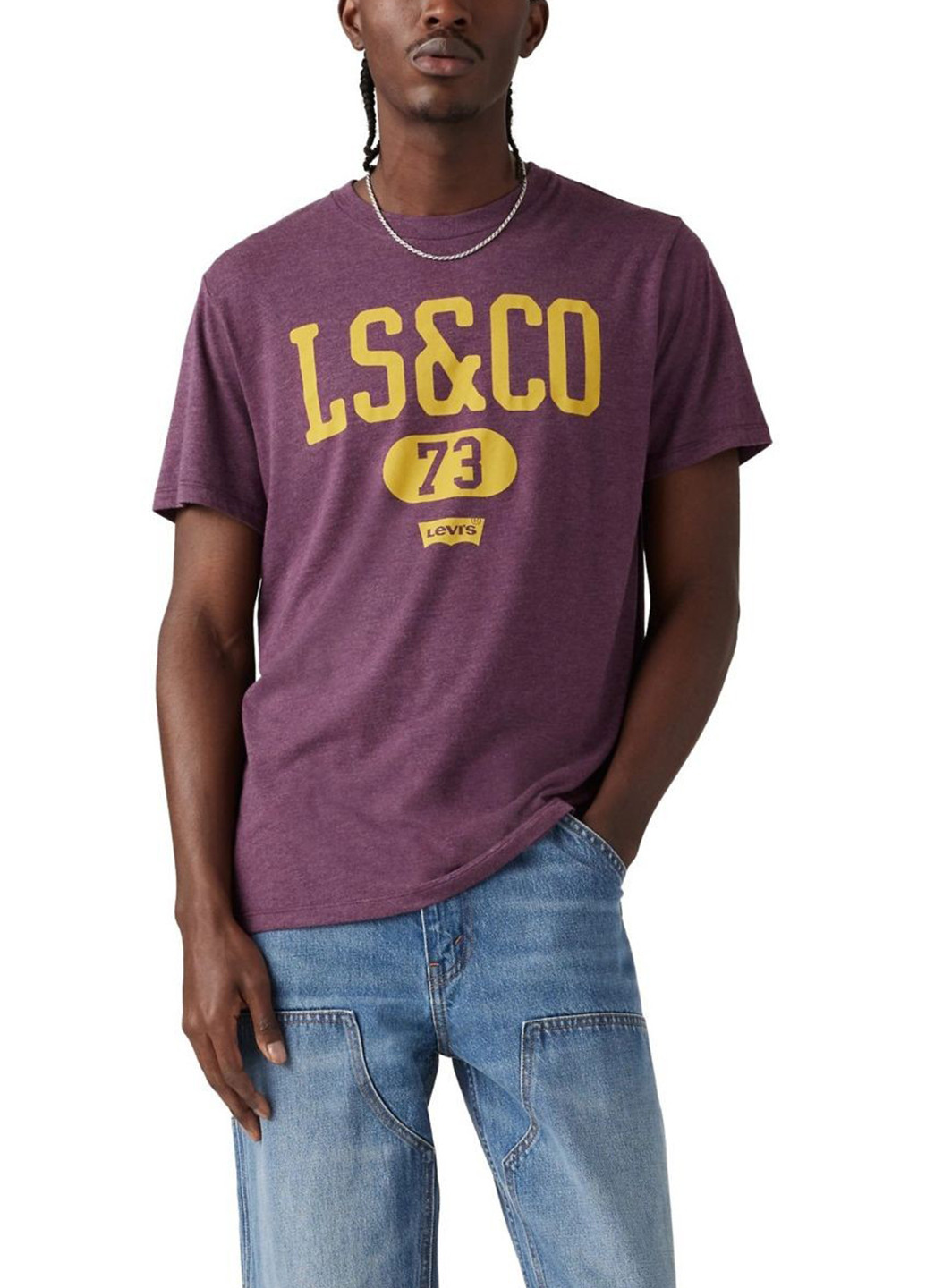 Темно-лілова футболка Levi's