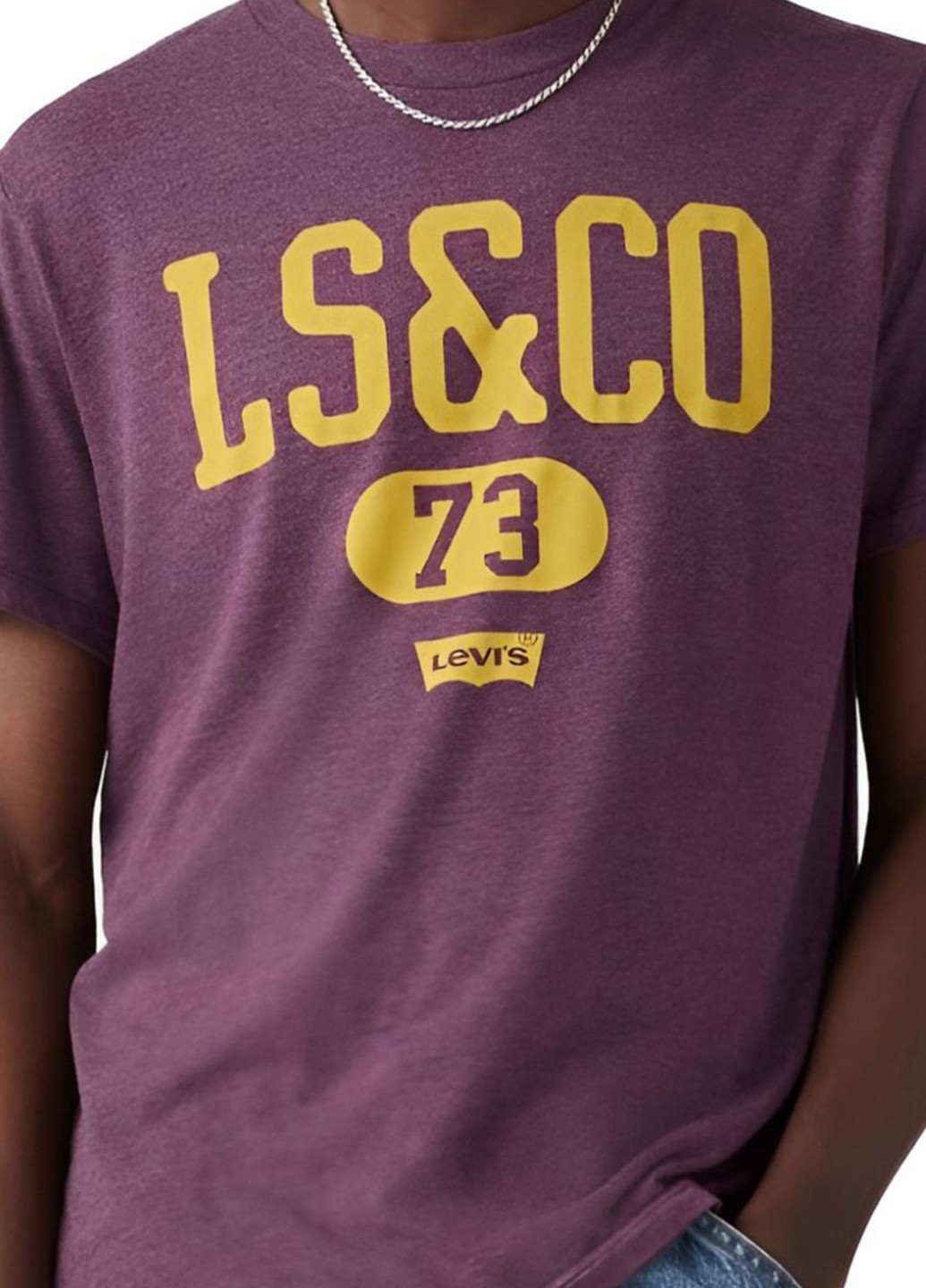 Темно-лілова футболка Levi's