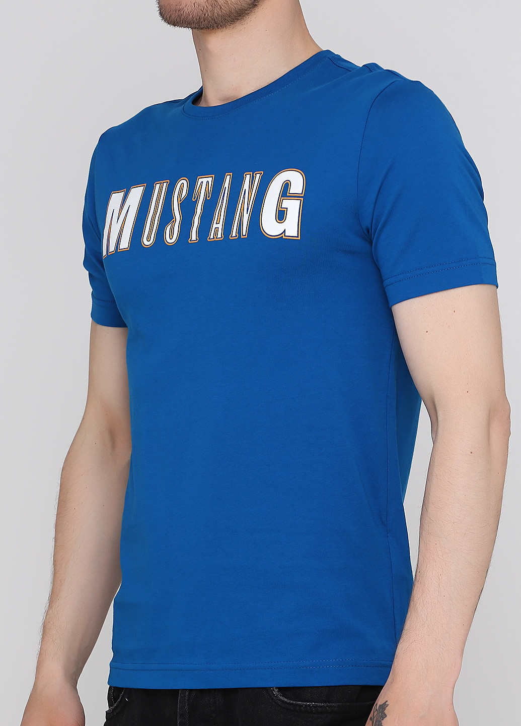 Синя футболка Mustang