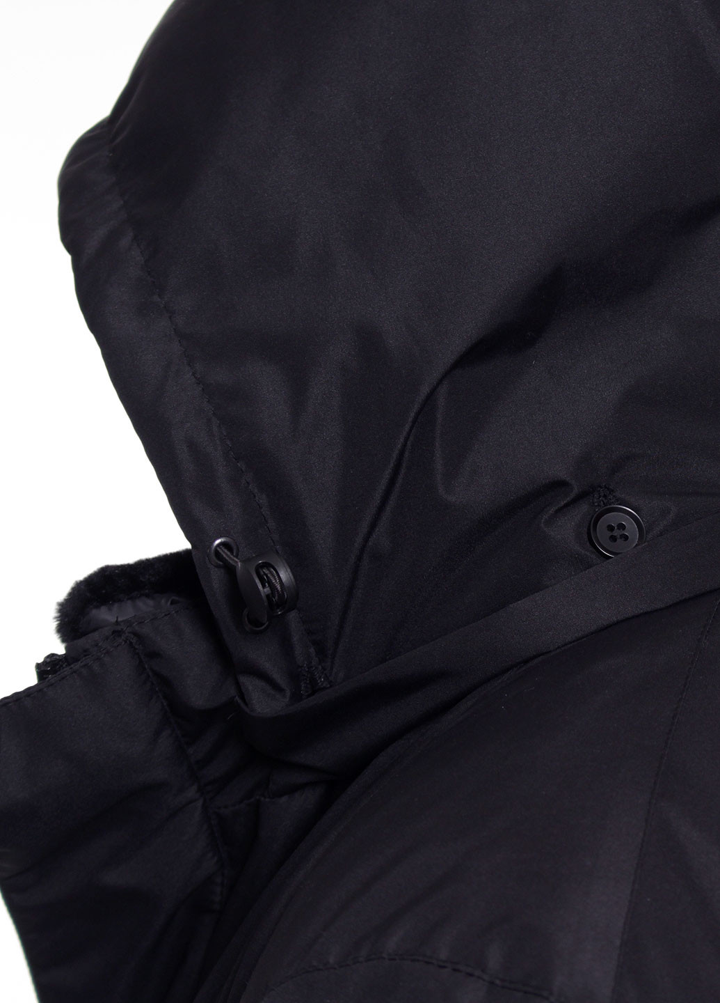 Чорна зимня куртка зимова з підкладкою, що відстібається Astoni OPTIMA