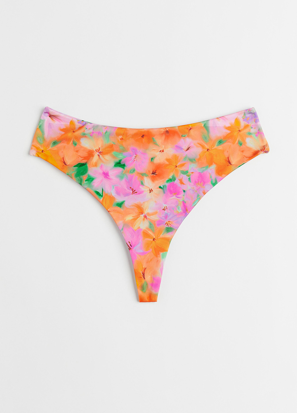 Розовые купальные трусики с цветочным принтом H&M