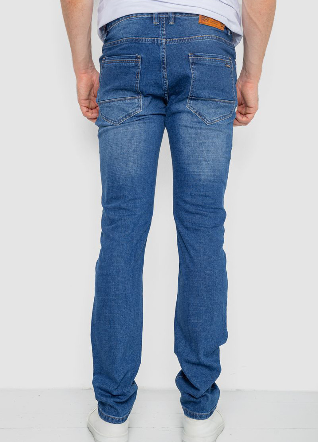 Синие демисезонные регюлар фит джинсы Ager