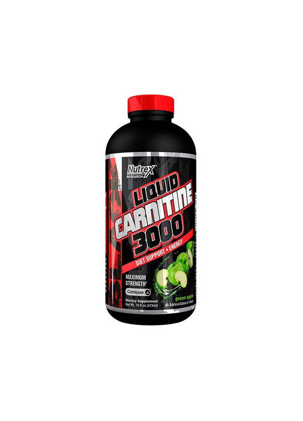 Рідкий Л-карнітин Liquid Carnitine 3000 (473 мл) нутрекс berry blast Nutrex (255362563)