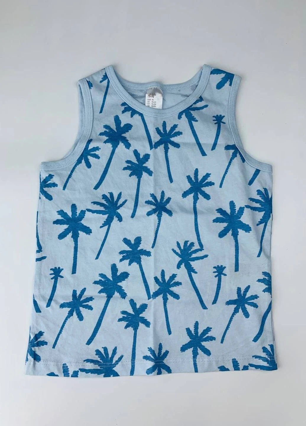 Голубая демисезонная майка H&M