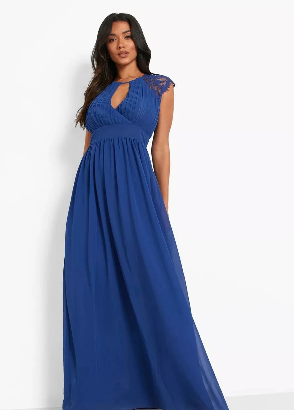 Синее платье Boohoo