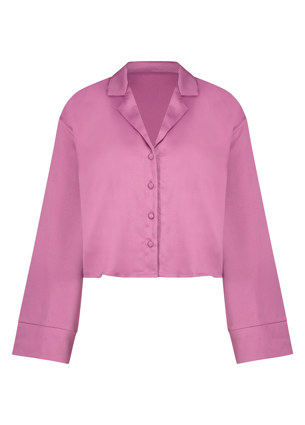 Розовая домашний рубашка однотонная Hunkemoller