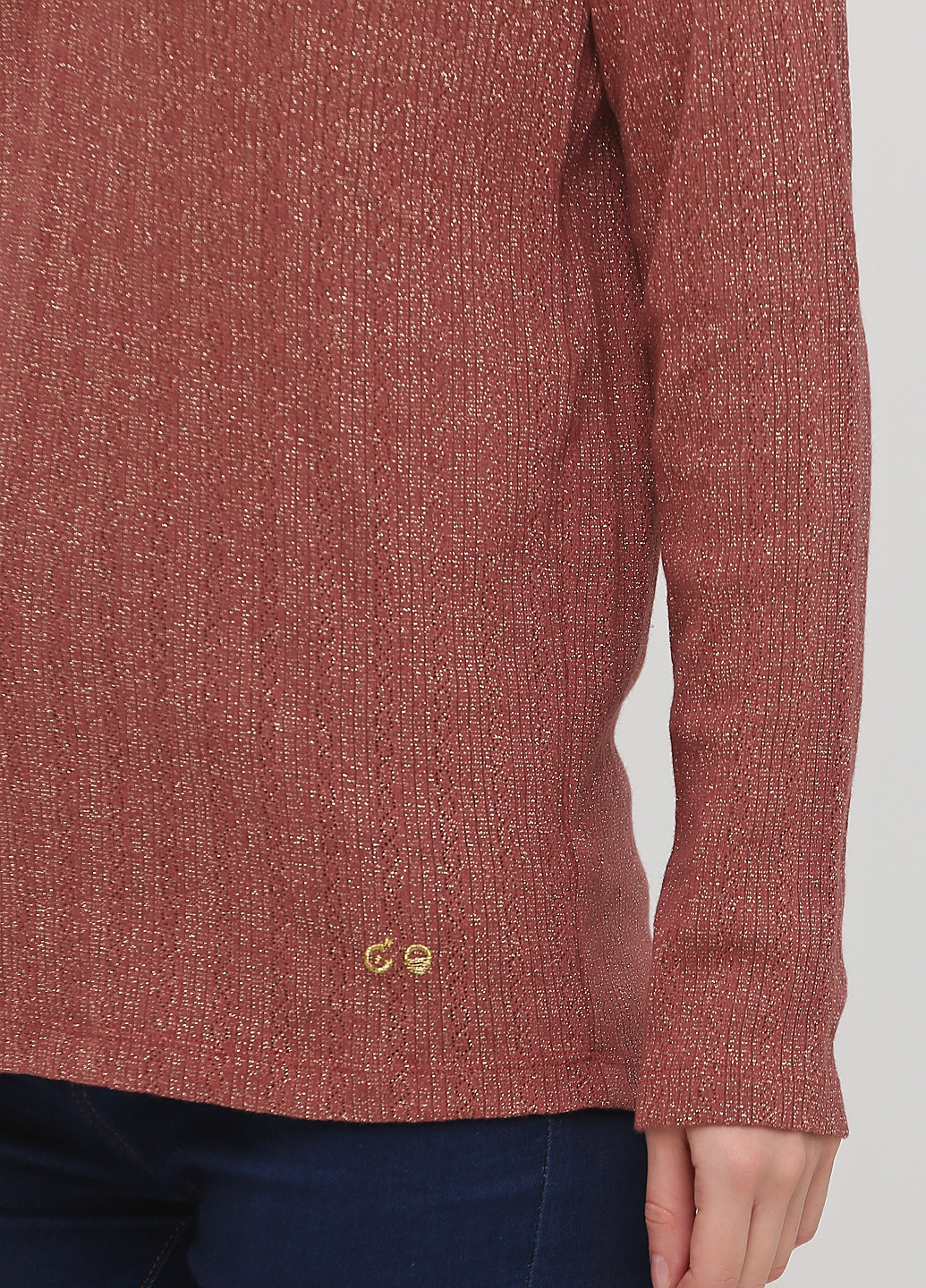 Темно-розовый демисезонный пуловер пуловер Kookai
