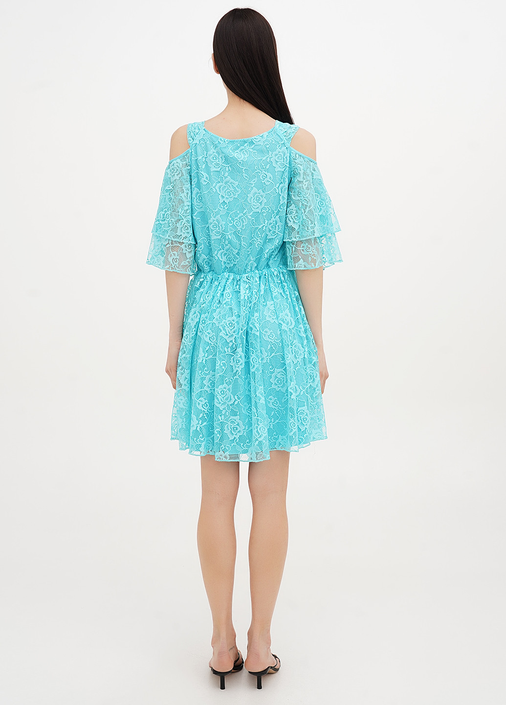 Бирюзовое праздничный платье Vicolo однотонное