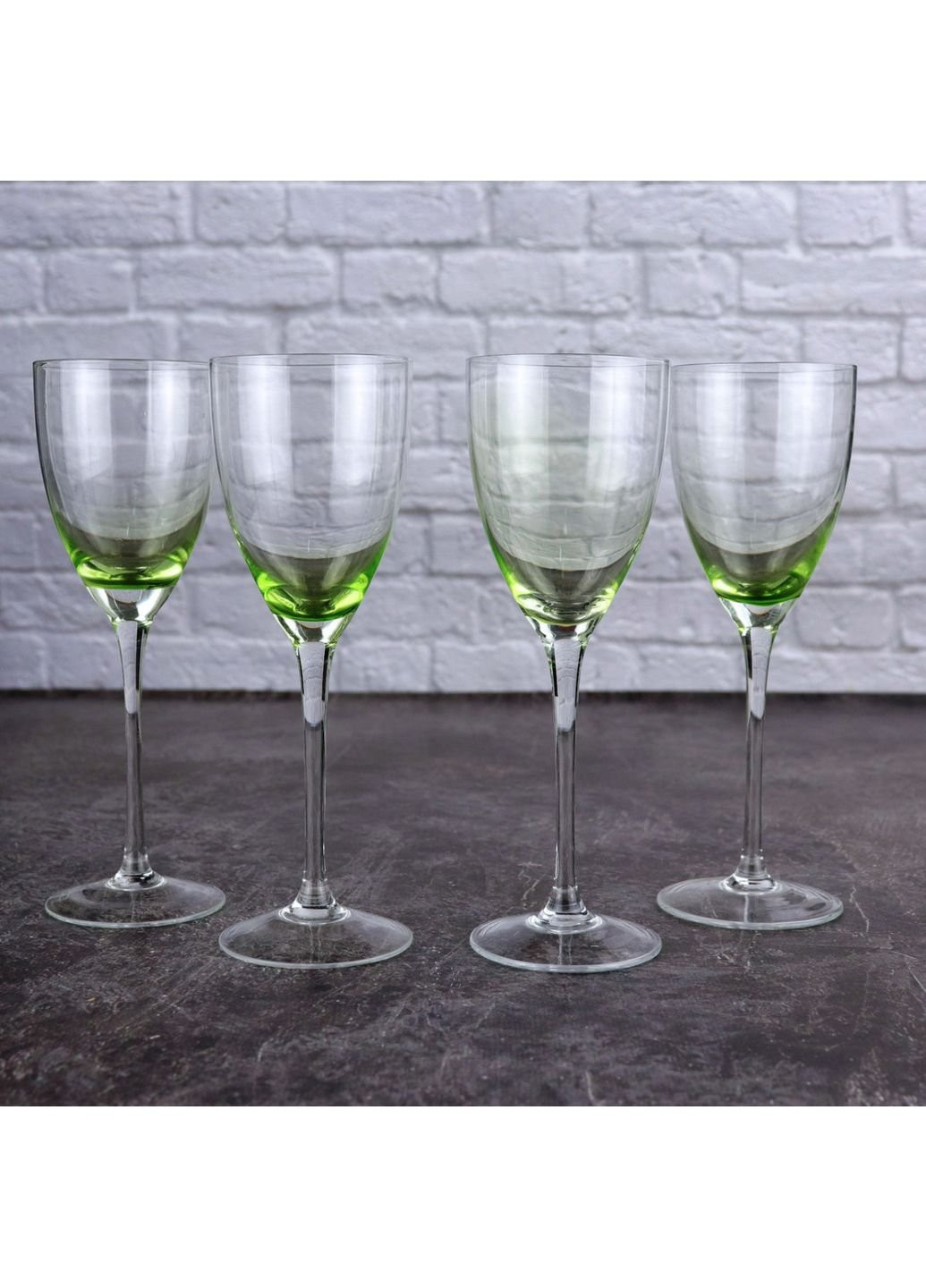 Набор бокалов для вина Variation Shades Green D4852 240 мл 4 шт Luminarc (253583794)