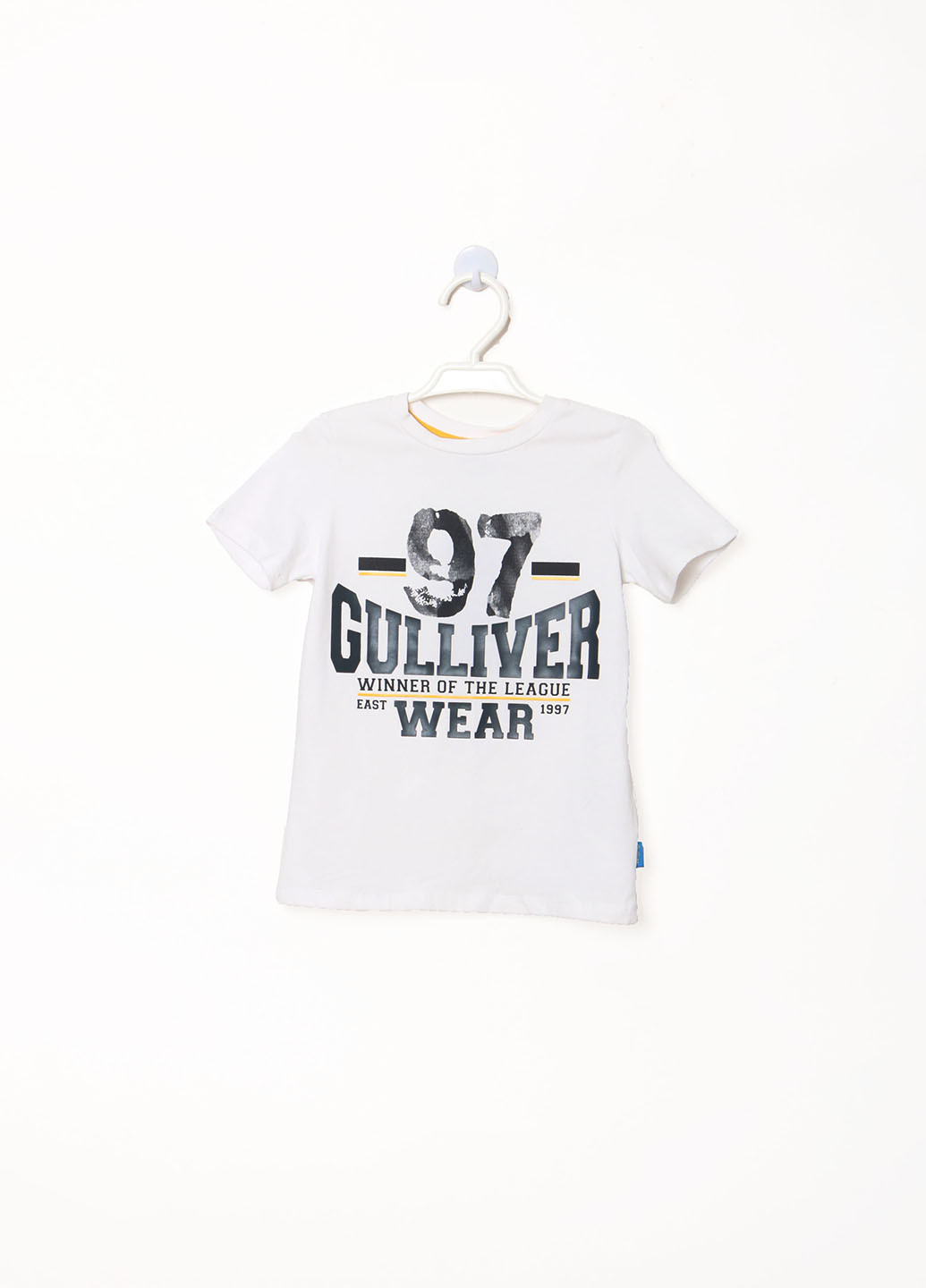 Белая летняя футболка Gulliver