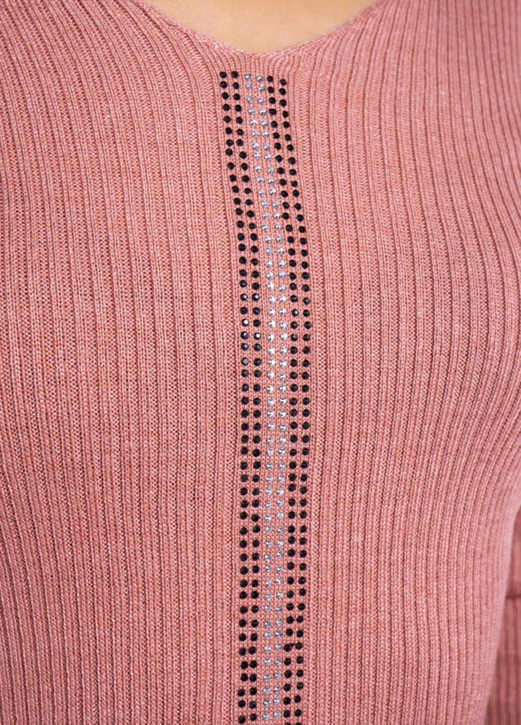 Темно-розовый демисезонный пуловер пуловер Time of Style
