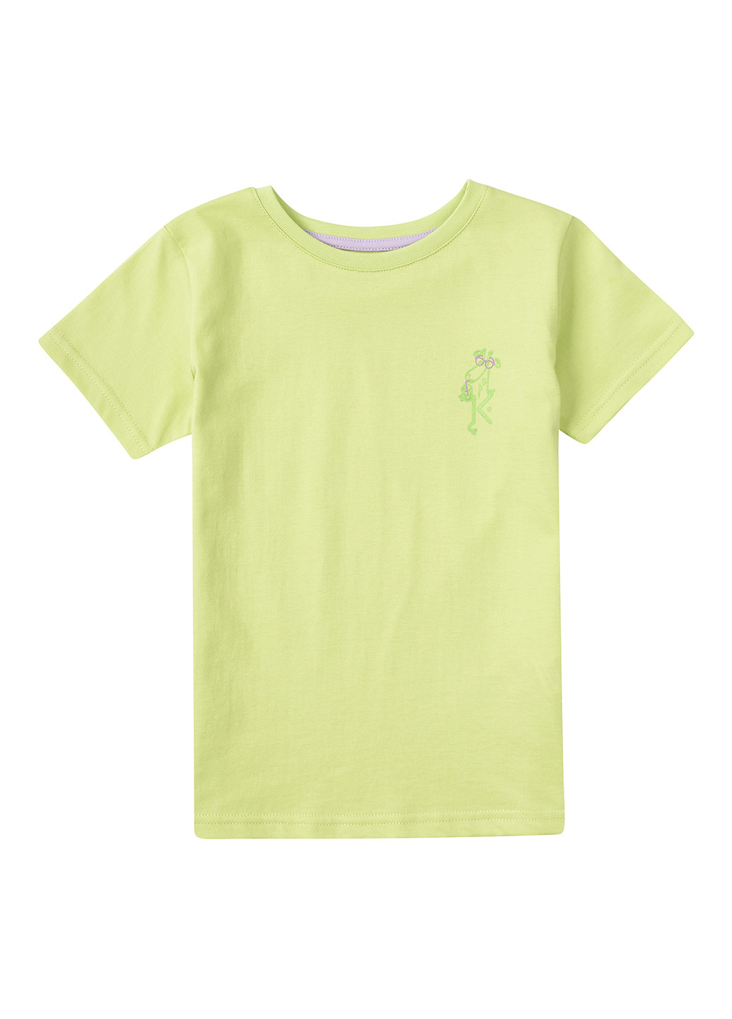 Салатовая летняя футболка KRAKO