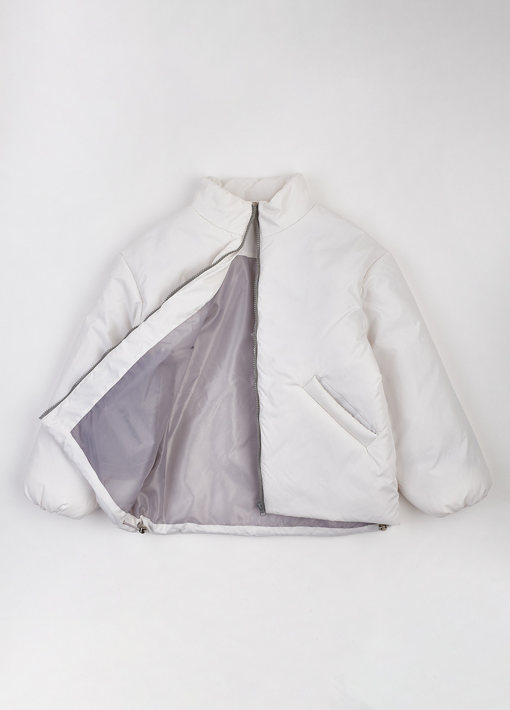 Молочна демісезонна куртка Garnamama