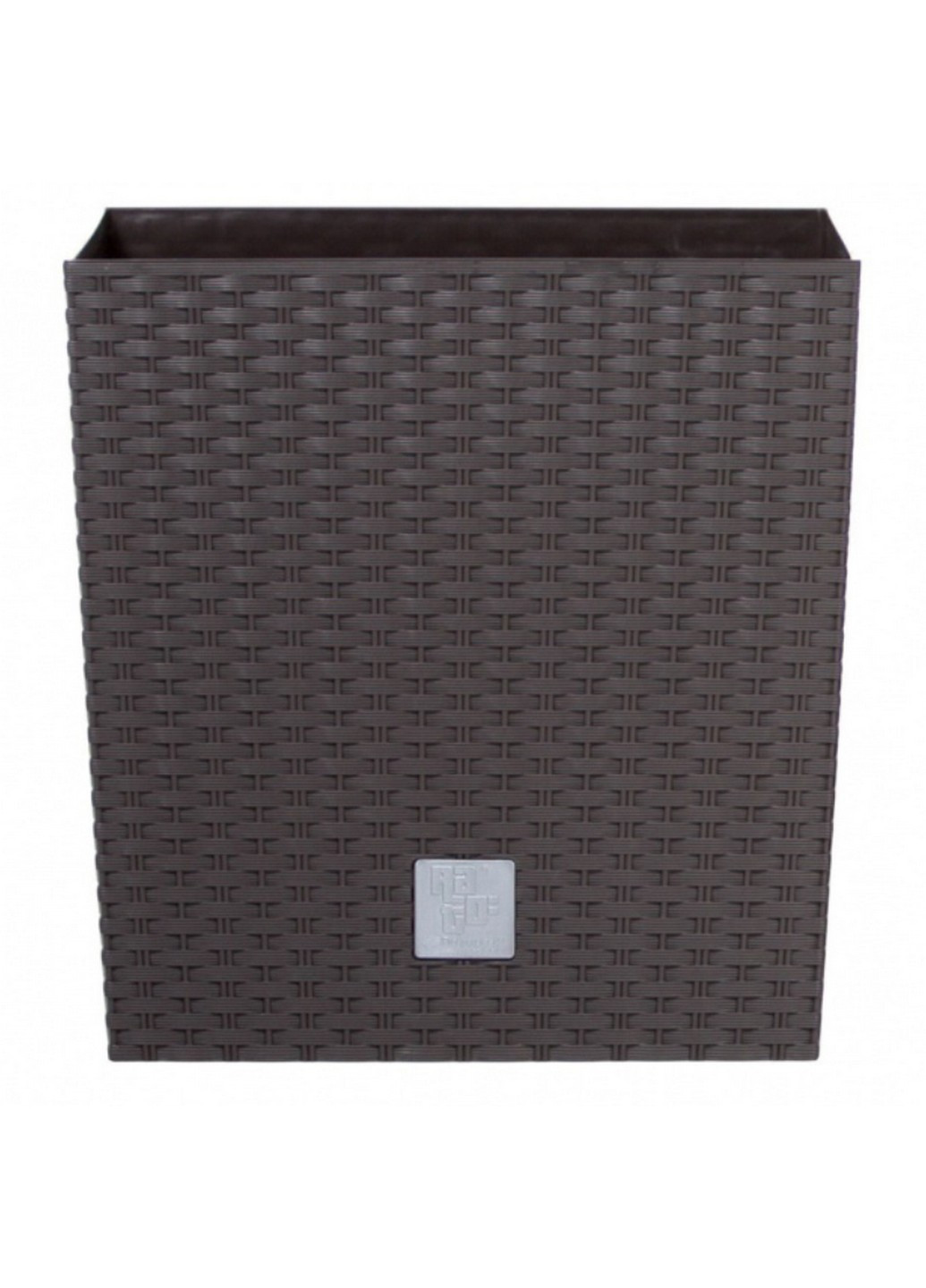 Горшок для цветов RATO с вставкой 2 в 1 Н-26.6 см коричневый (70894-440) Prosperplast (221634776)