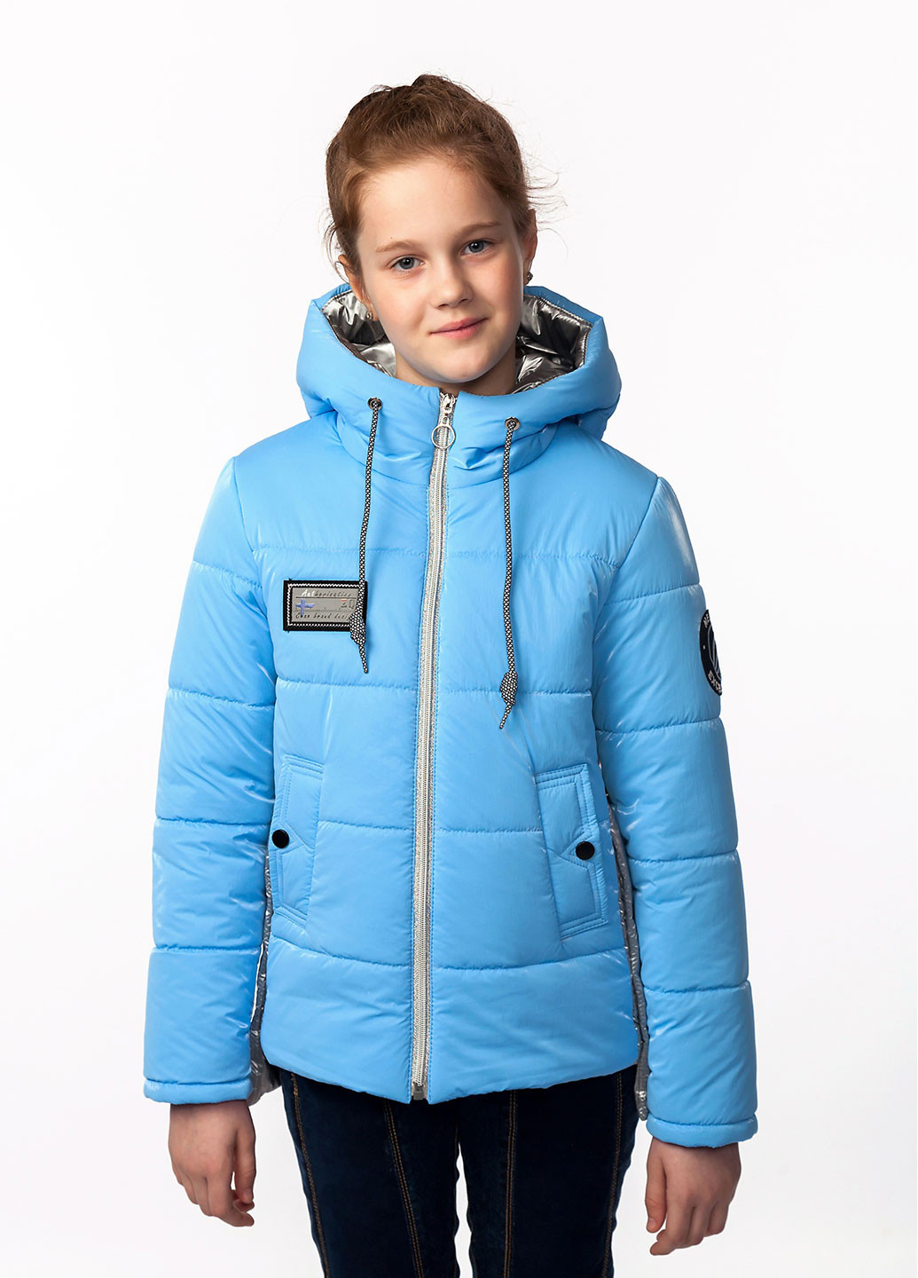 Блакитна демісезонна демісезонна куртка Tiaren Полина