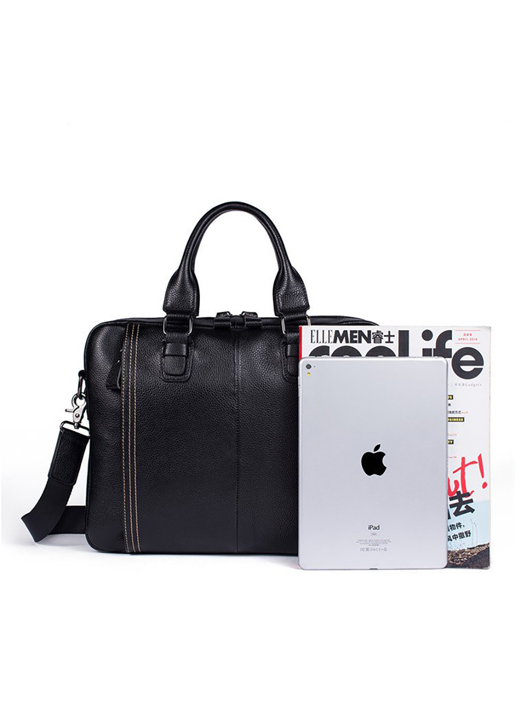 Чоловіча шкіряна сумка 36х29х6 см Vintage (252129884)