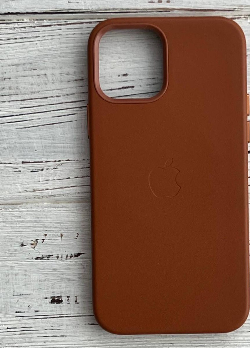 Кожаный Чехол Накладка Leather Case (AA) with MagSafe Для IPhone 11 Pro Brown No Brand (254091521)