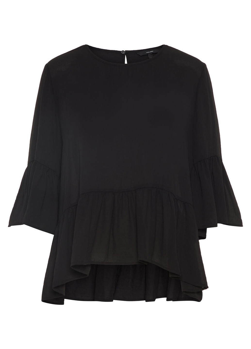Черная демисезонная блуза Vero Moda