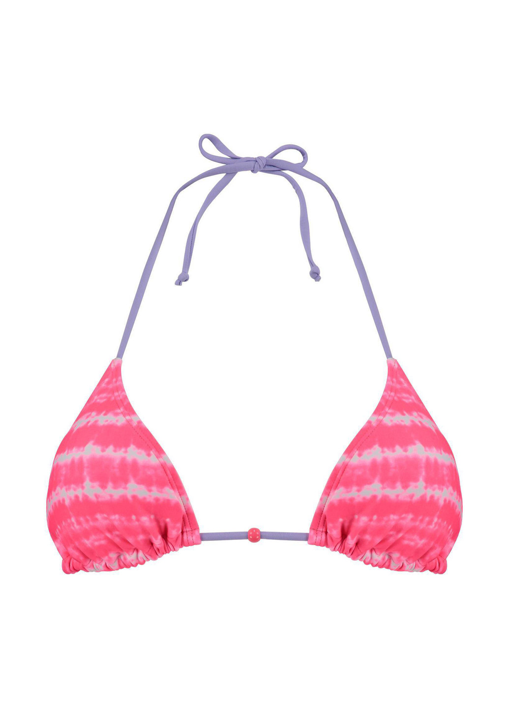 Купальный лиф Hunkemoller бикини абстрактный кислотно-розовый пляжный трикотаж