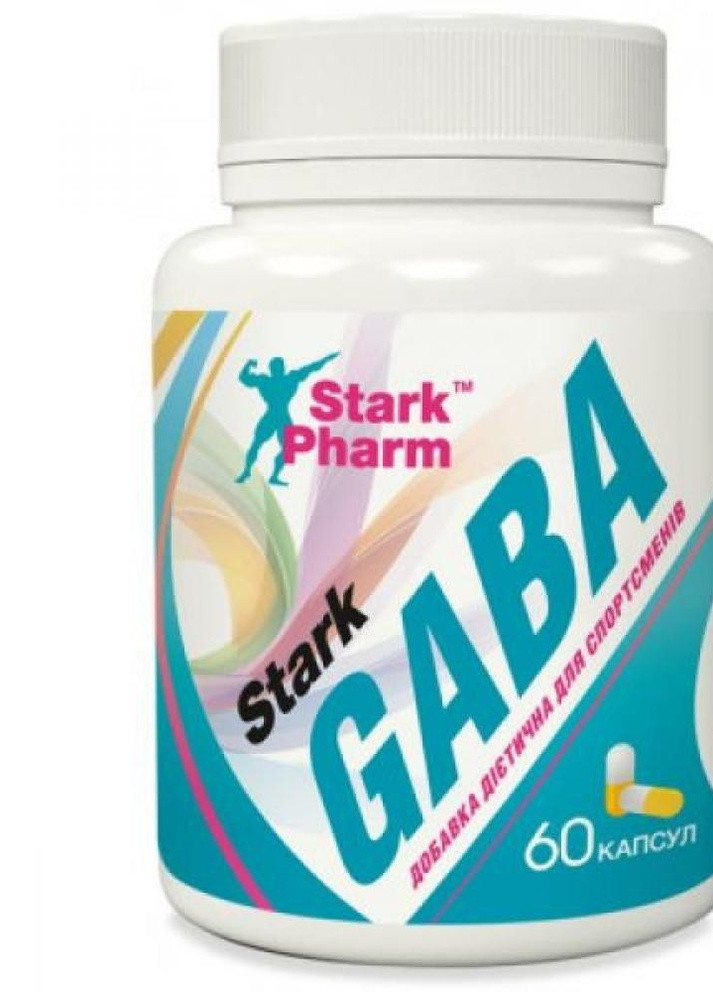 Габа от стресса и для роста мышц Stark GABA 500mg 60caps Stark Pharm (232599664)