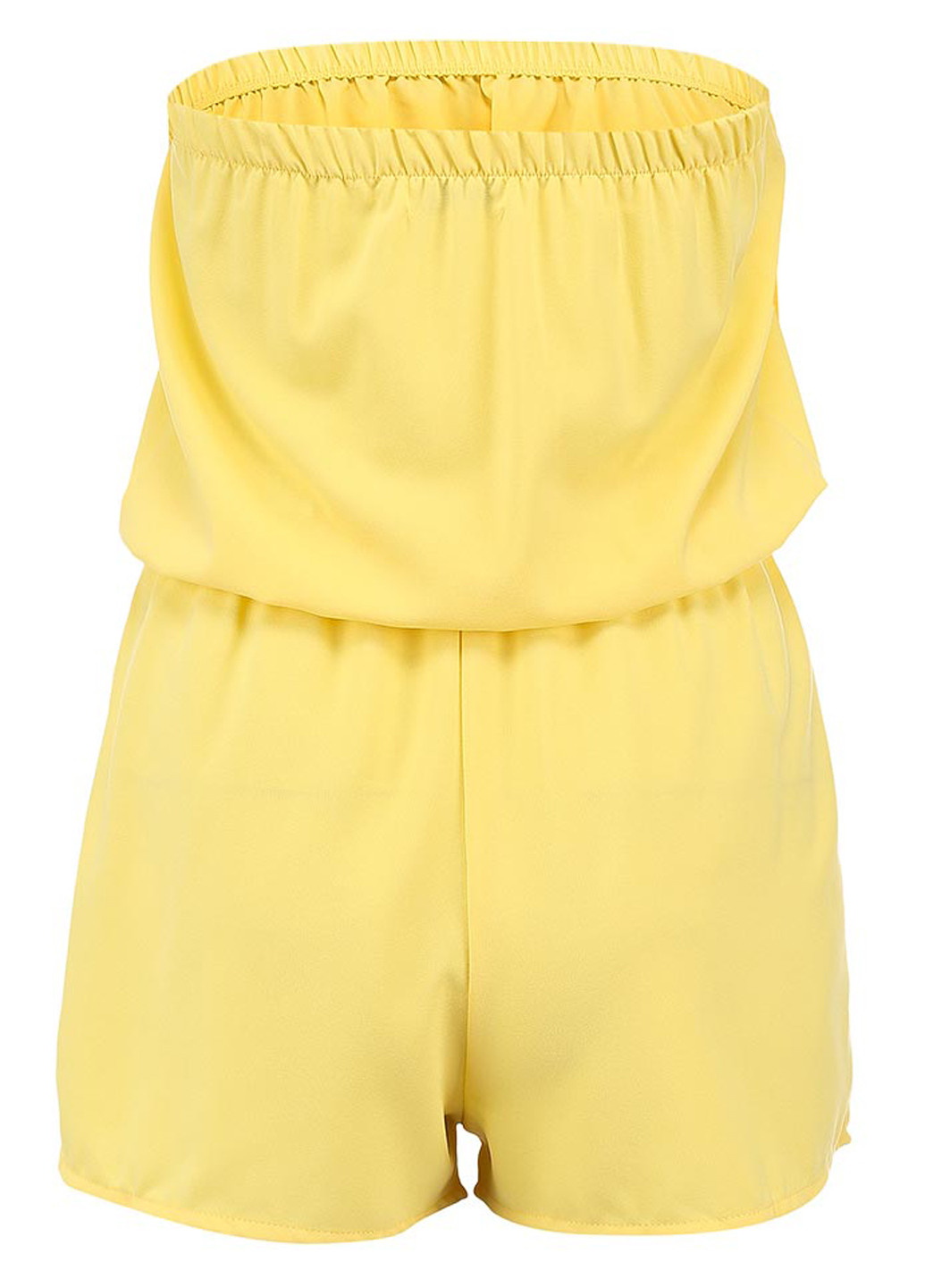 Комбинезон Glamorous комбинезон-шорты однотонный жёлтый кэжуал