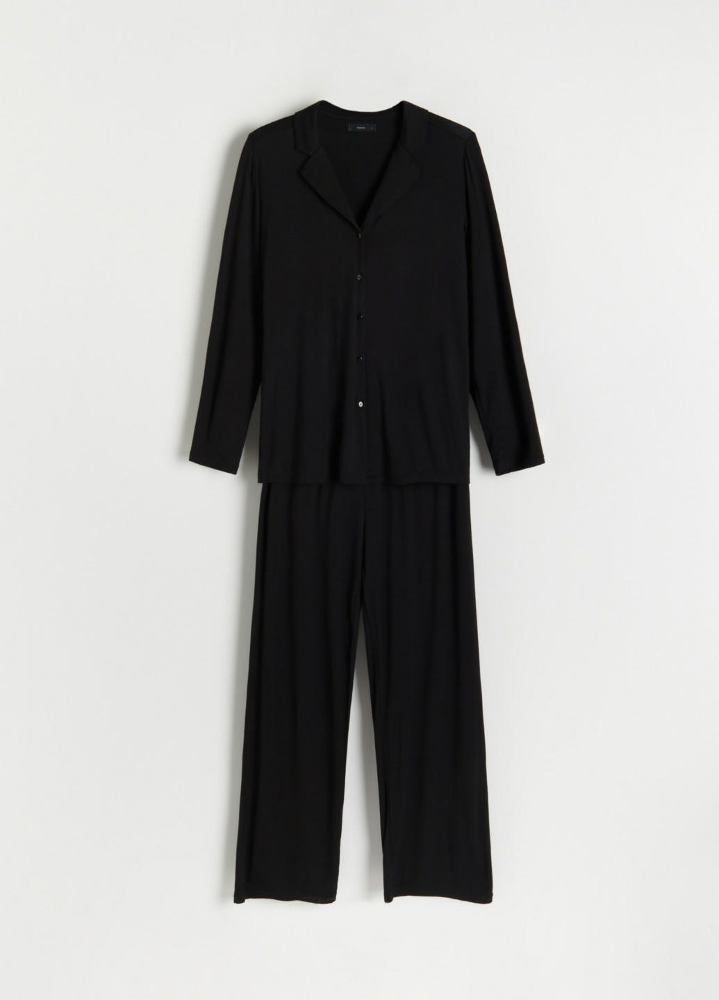 Чорна всесезон піжама (сорочка, штани) рубашка + брюки Reserved
